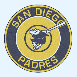FANMATS San Diego Padres 2-ft x 2-ft Brown and Yellow Round Indoor  Decorative Sports Door Mat in the Mats department at Lowes.com
